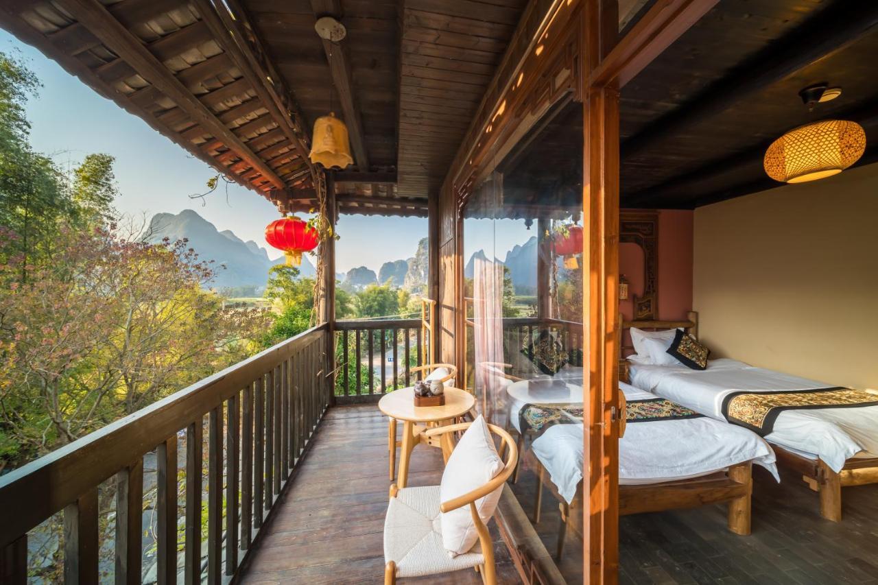 Yangshuo Tea Cozy--One Way Free Pick Up From Airport Or Ts 4 Nights Guest House Eksteriør bilde