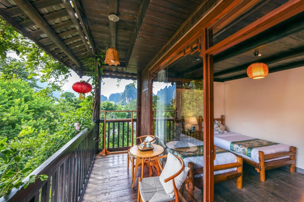 Yangshuo Tea Cozy--One Way Free Pick Up From Airport Or Ts 4 Nights Guest House Eksteriør bilde