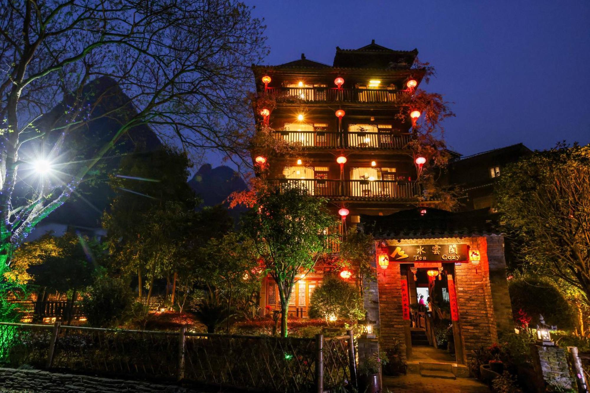 Yangshuo Tea Cozy--One Way Free Pick Up From Airport Or Ts 4 Nights Guest House Eksteriør bilde
