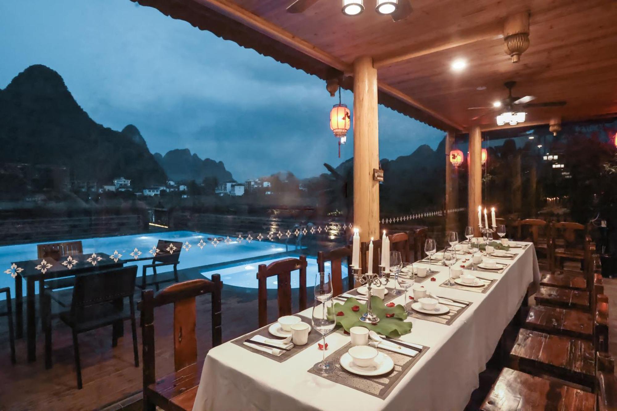 Yangshuo Tea Cozy--One Way Free Pick Up From Airport Or Ts 4 Nights Guest House Eksteriør bilde