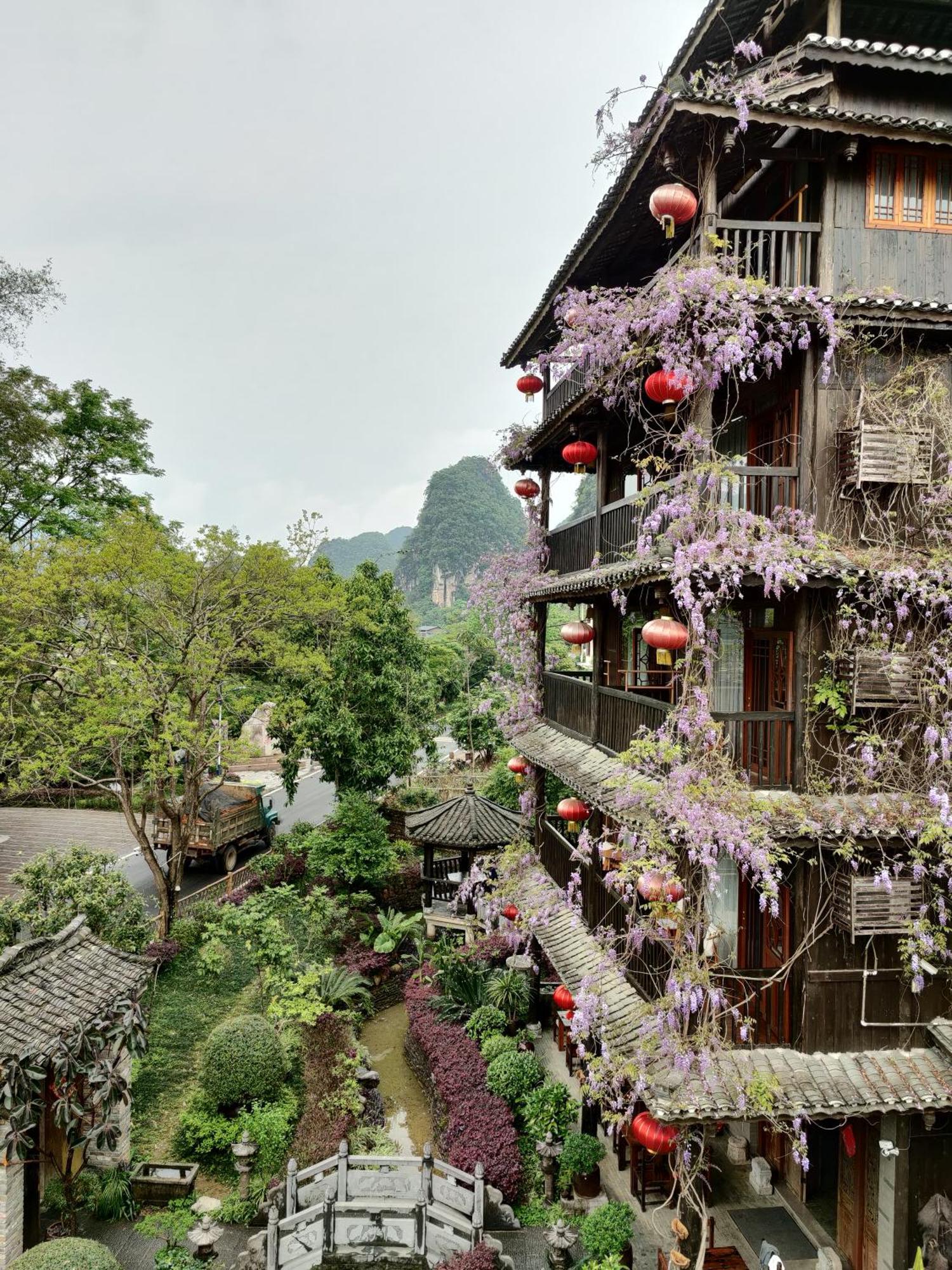 Yangshuo Tea Cozy--One Way Free Pick Up From Airport Or Ts 4 Nights Guest House Eksteriør bilde